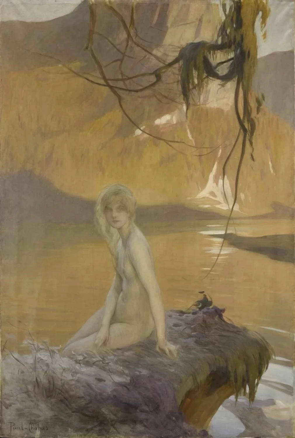 Paul Émile Chabas - Naiade in riva all'acqua